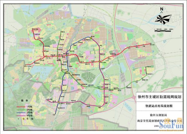 徐州地铁规划图